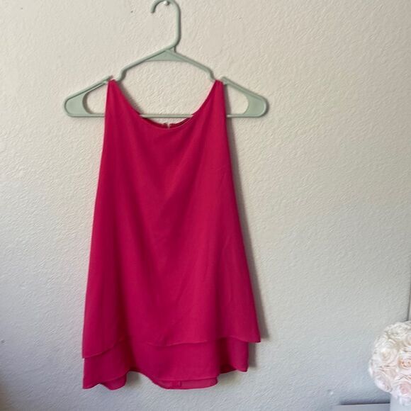 Cynthia Rowley Pink Shift Blouse - Picture 1 of 4